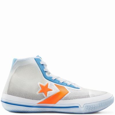 Férfi Converse All Star Pro BB Solstice Magasszárú Cipő CO2801395 Fehér/Királykék